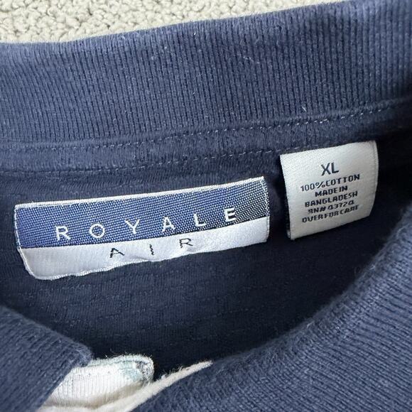 VINTAGE Route 66 Polo Shirt Mens Extra Large White Muscle Car All Over Print - Picture 4 of 10